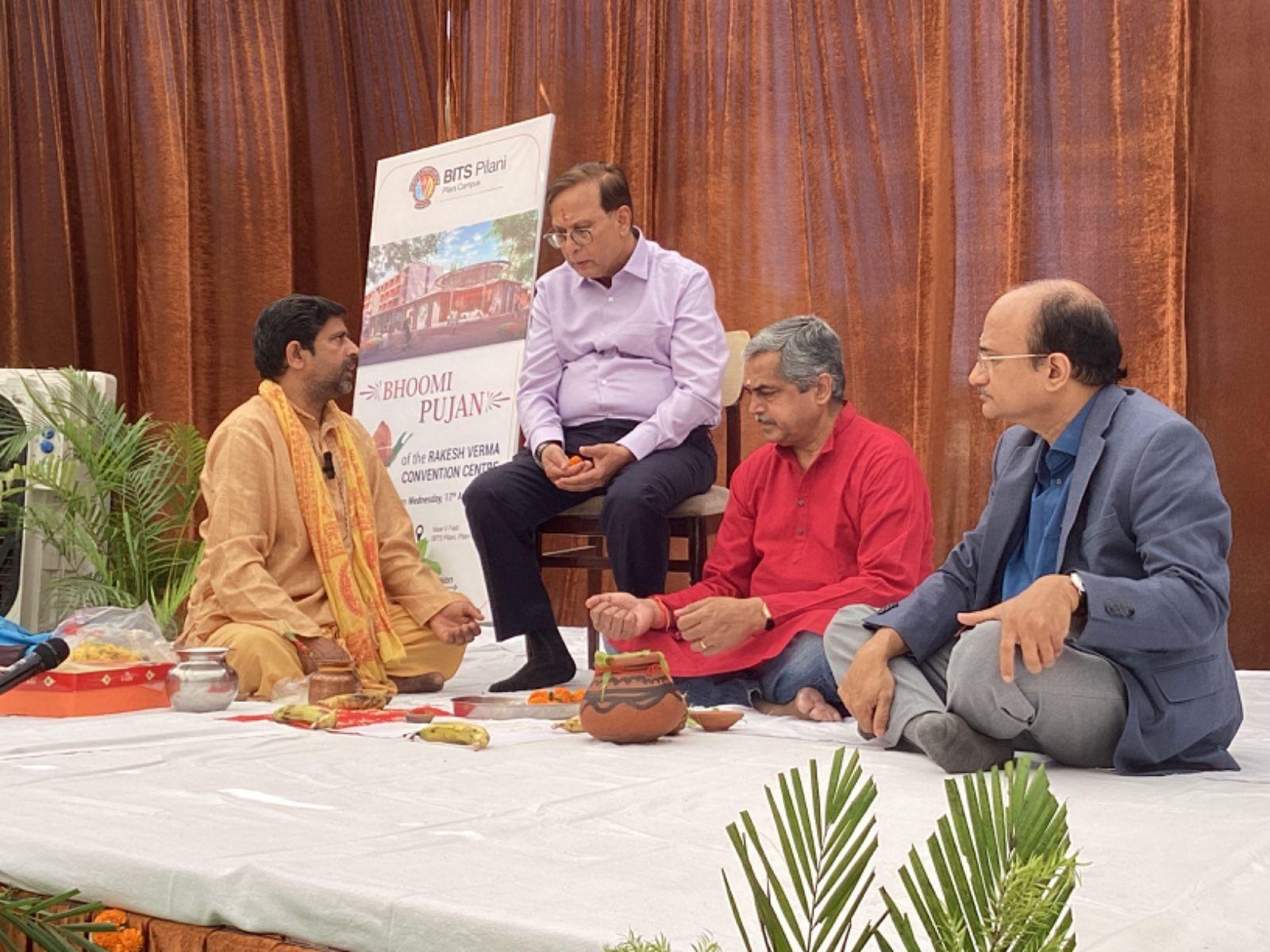 Bhoomi Poojan and Stone Laying Ceremony of the 'Rakesh Verma Convention Centre' on the auspicious occasion of Ram Navami. 17 April 2024